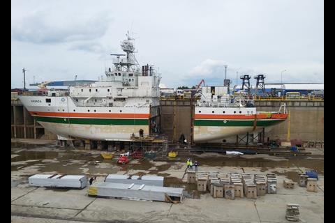 The efficiency of the 60-metre-long Aranda will be improved by the addition of the 7-metre-long extension